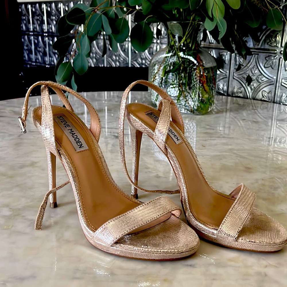 Gold heels